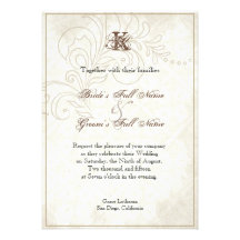 Daisy, Pansy, Rose n Butterfly, Wedding Invitation