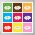 daisy pop art poster FROM 8.99 posters