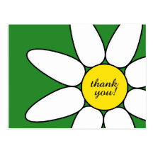daisy thank you Postcard 3