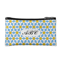 Daisy Tiled Hex Cosmetics Bag Cosmetic Bag
