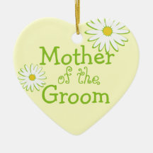 Daisy Wedding Mother of the Groom Ornaments