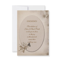Daisy Wedding Vow Renewal Custom Announcements