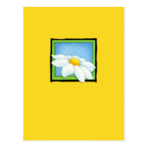Daisy yellow Postcard