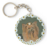 Daisy Yorkie Keychain