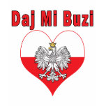 Daj Mi Buzi Eagle Heart t-shirts