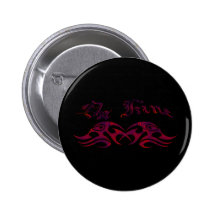 DaKine Flames Pinback Buttons