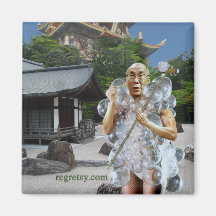 Dalai Gaga Fridge Magnet