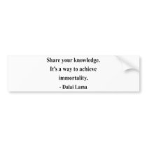 dalai lama quote 5a bumper stickers