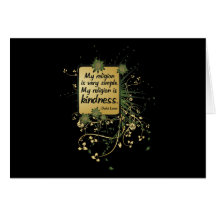 Dalai Lama Religion Quote Greeting Card