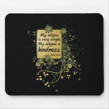 Dalai Lama Religion Quote Mouse Pad