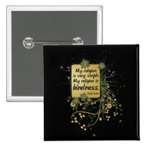 Dalai Lama Religion Quote Pin