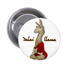 Dalai Llama Pinback Button