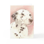 Dalamatian in Coloured Pencil Greeting Card
