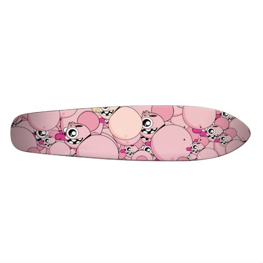 Dalek "Old School" Pink Custom Skateboard