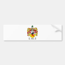 DALEY FAMILY CREST -  DALEY COAT OF ARMS BUMPER STICKERS