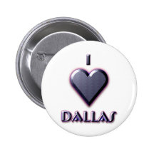 Dallas -- Blue with glow Buttons