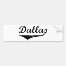 Dallas Bumper Sticker