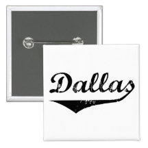 Dallas Pinback Button