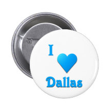 Dallas -- Sky Blue Pinback Button