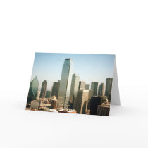 Dallas Skyline Greeting Cards