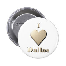 Dallas -- Steel Tan Pinback Buttons