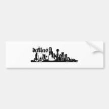 Dallas Texas Put on for your city Bumper Stickers