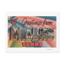 Dallas, TexasLarge Letter ScenesDallas, TX Postcard