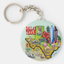 Dallas TX Key Chain