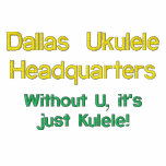 Dallas Ukulele Headquarters Polo Shirt embroidered shirts