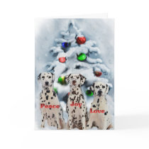 Dalmatian Christmas Gifts Greeting Cards