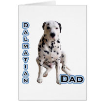Dalmatian Dad 4 Cards
