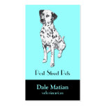 Dalmatian Dog Business Card Template