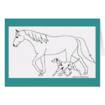 Dalmatian & Horse cards