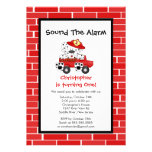 Dalmatian Puppy Fire Truck Birthday Party Custom Announcements