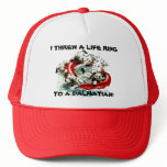 DALMATIAN RESCUE HAT w/LIFE RING ~ EZ TO CUSTOMIZE