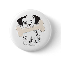 Dalmatian with Bone