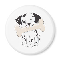 Dalmatian with Bone