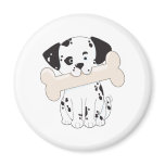 Dalmatian with Bone magnets