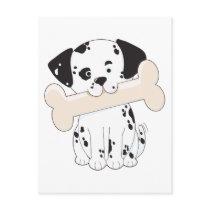 Dalmatian with Bone