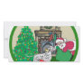 dalmtatian santas personalized photo card