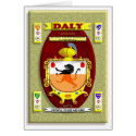 DALY FAMILY COAT OF ARMS CREST AND SHIELD cards