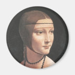Dama con ermellino fridge magnet