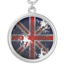 Damaged Union Jack Necklace
