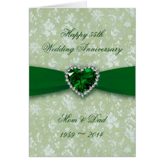 55th Wedding Anniversary Cards, Photo Card Templates, Invitations & More
