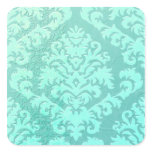 Damask Cut Velvet, Embossed Satin Stickers