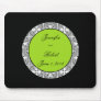 Damask Delight Lime Green Mousepad