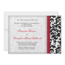Damask Delight Wedding Invitation