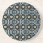 damask drink coaster