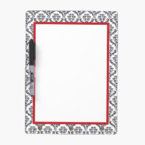 Damask Dry Erase Board dry erase boards