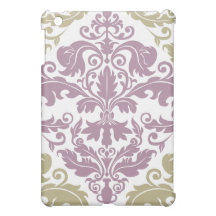 Damask Duo  iPad Mini Case - Purple & Sage